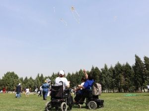 Engelliler Uçurtma Şenliğinde Eğlendi