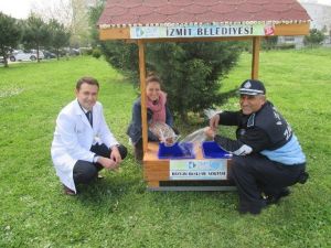 Sokak Hayvanları İçin Özel Yemek Kabinleri