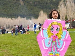 Erzurum Uçurtmalarla Şenlendi