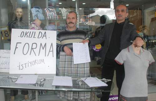 Esnafın ilginç protestosu
