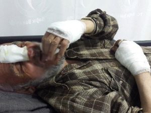 Motosikletten Düşen Yaşlı Adam Hastanelik Oldu