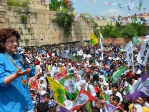 Hdp Silvan’da Miting Düzenledi