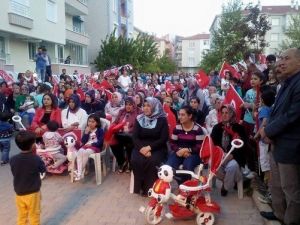 MHP Adayları Yenice Mahallesi’nde Sosyal Devleti Anlattı