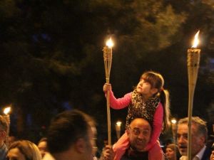 Samsun’da 500 Fener Gökyüzüne Bırakıldı