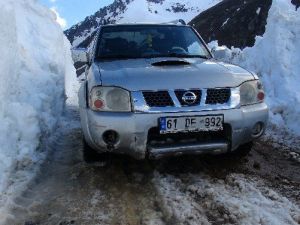 Rize’de Mayıs Ayında Karla Mücadele