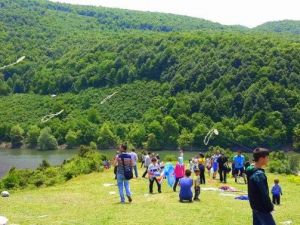 Yığılca Uçurtma Etkinliği Renkli Görüntüler Oluşturdu