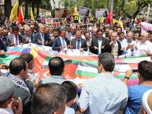 Kahramanmaraş’tan Muhammed Mursi’ye Destek Eylemi