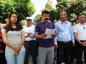 Silvan’da HDP’ye Yönelik Saldırılar Protesto Edildi