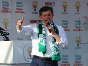 Başbakan Davutoğlu: “Chp, Mhp Ve Hdp Yüzlerine Maske Takmıştı, Biz Bu Maskeleri İndiririz”