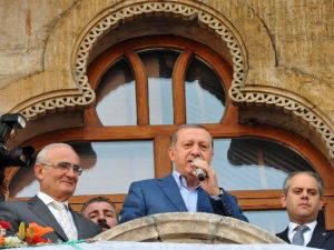 Cumhurbaşkanı Erdoğan’dan Samsun’da Balkon Konuşması