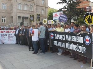 Aksaray’da Mursi’ye Destek Eylemi