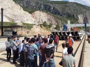 İnşaat Teknolojisi Öğrencilerinden Çevre Yolunda Teknik İnceleme