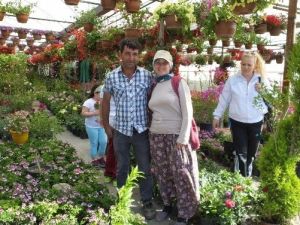 Burhaniye’de Kışın Sert Geçmesi Çiçekçilerin İşini Arttırdı