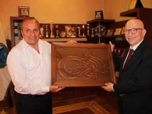 Prof. Dr. Hüseyin Ülgen, Başkan Arslan’ı Ziyaret Etti