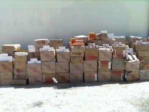 Bitlis 96 Bin Paket Kaçak Sigara Ele Geçirildi
