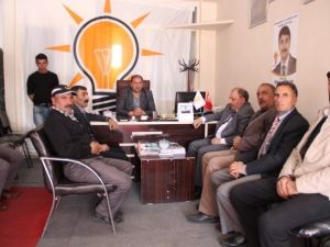 Çetin, AK Parti İlçe Teşkilatını Ziyaret Etti