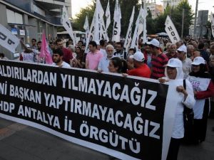 Antalya’da HDP’ye Yapılan Saldırılar Kınandı