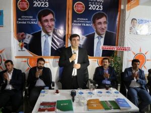 Bakan Yılmaz, Parlak’ın Seçim Bürosunu Ziyaret Etti