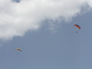 Nevşehir’de Yamaç Paraşütü İçin Deneme Atlayışı Yapıldı