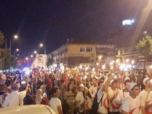 Düzce’de Fener Alayı Yürüyüşü Yapıldı