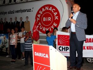 CHP Milletvekili Adayı Tarhan Cumhuriyet Yürüyüşüne Katıldı