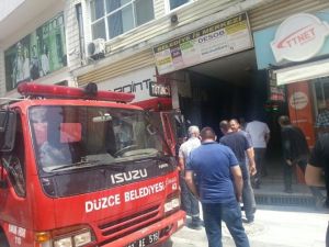 Spor Sokakta Yangın Alarmı