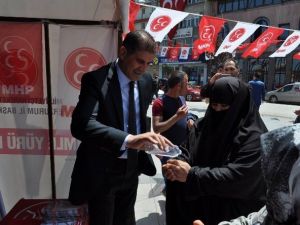 MHP’li Kaya’ya Seçmenden Yoğun İlgi