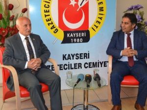 AK Parti Milletvekili Ve Adayı Karayel Ve Tamer’den Gazeteciler Cemiyetine Ziyaret