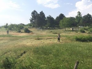 Düzce’de Mezarlıklar Bakıma Alındı