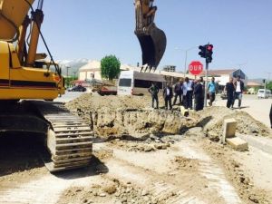 Muş’ta Yatay Del-geç Sistemli Kanalizasyon Çalışması