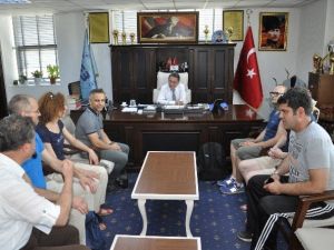 Edremit Belediyesi’ne Yabancı Konuklardan Ziyaret