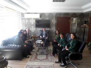 Hüma Hatun Mesleki Ve Teknik Anadolu Lisesi Öğrencilerinden Kaymakam Sarı’ya Ziyaret