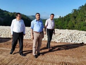 Sulama Ve Yangın Söndürme Amaçlı Karadere Göleti’nde Çalışmalar Sürüyor