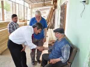 Milletvekili Adayı Ürün, Sanayi Esnafını Ziyaret Etti