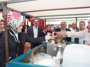 AK Parti Trabzon Milletvekili Adayı Köseoğlu, Seçim Çalışmalarını Sürdürdü