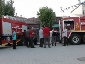 Kulu’da İş Yerinin Çatısında Yangın