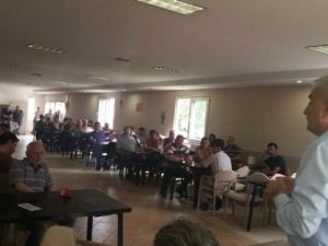 CHP Adayı Teber İşçilerle Yemek Yedi