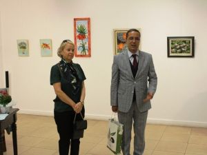 Feride Kartal Kişisel Resim Sergisini Açtı