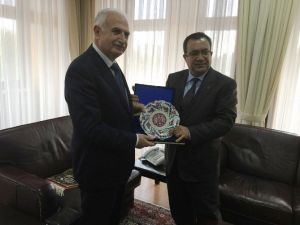 İller Bankası Genel Müdürü M. Turgut Dedeoğlu’ndan Rektör Koçak’a Ziyaret