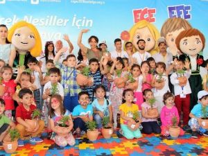 11.çiçek Festivali’nde Çocuklar Çiçekle Buluştu