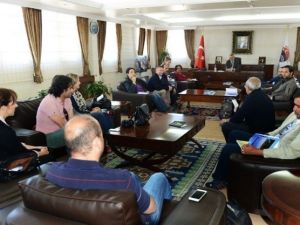 Vali Deniz, İfad Heyetini Kabul Etti