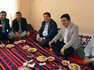 Başkan Yazgı’ya Özbek Pilavı İkram Ettiler