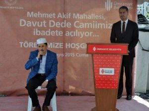 Davut Dede Camii İbadete Açıldı