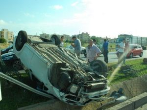 Antalya’da Trafik Kazası: 1 Yaralı