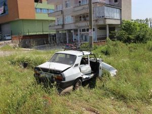 Çarşamba’da Trafik Kazası : 2 Yaralı