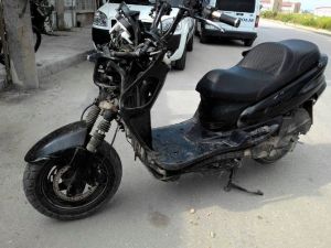 Çalınan Motosiklet Parçaları Sökülmüş Olarak Bulundu