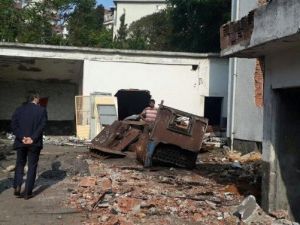 Eski Jandarma Karakol Binasının Yıkımına Başlandı