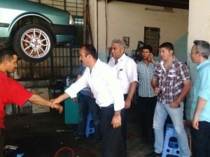 Milli İttifak Adayları Esnafı Ziyaret Etti