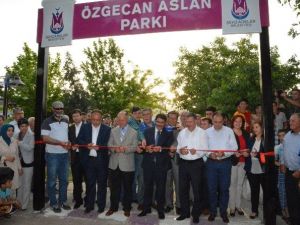 ‘Özgecan Aslan Parkı’ Hizmete Açıldı