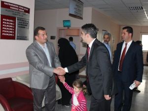 Tarıkdaroğlu, Hasta Ziyaretindeydi